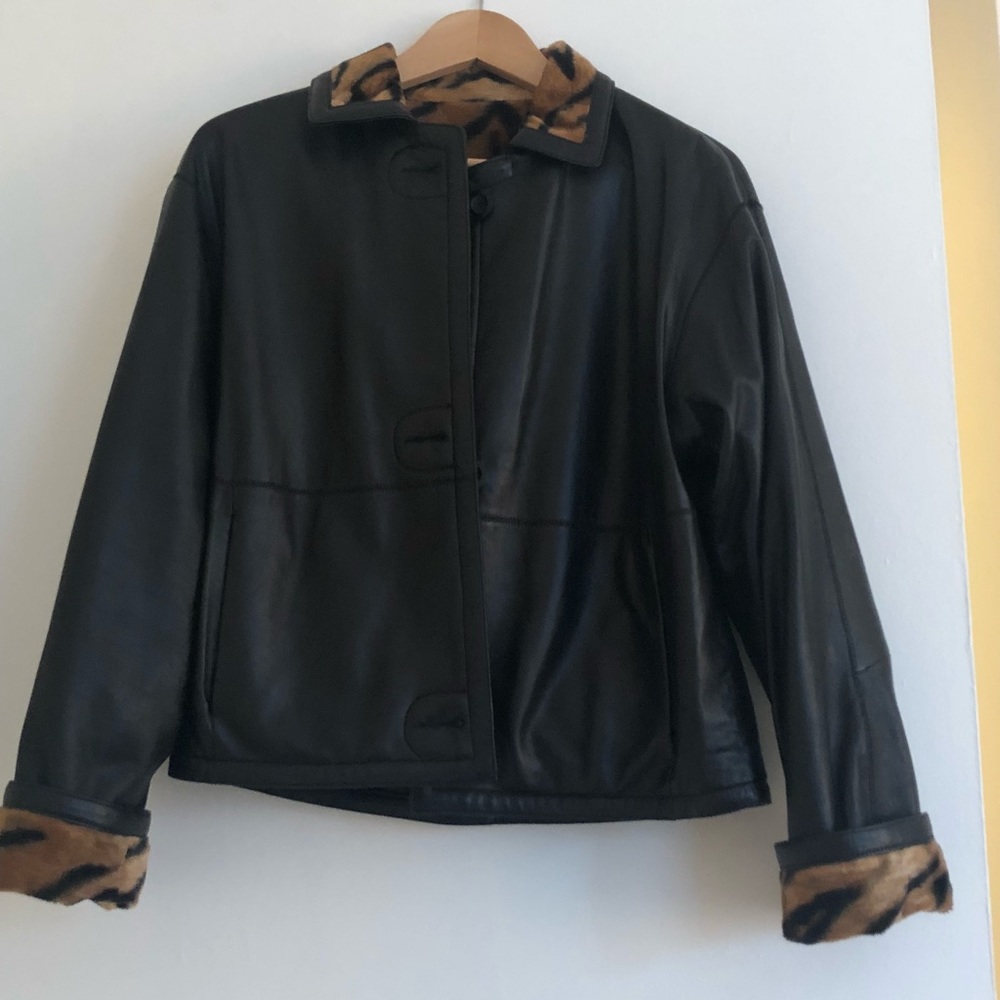 Reversible LEATHER JACKET